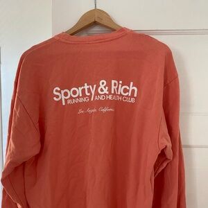 Sporty & Rich Running and Health Club Crewneck Sweatshirt
